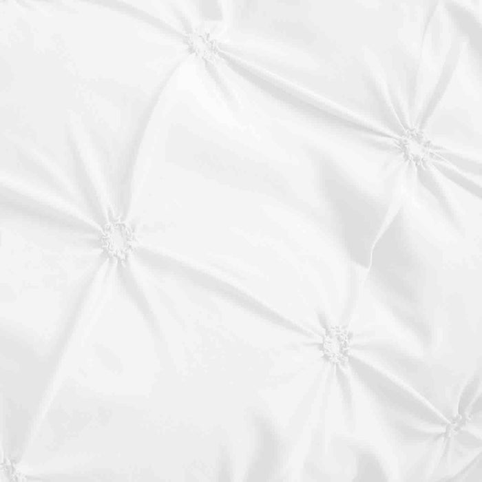 Lenjerie de pat cu Pliuri din Finet Premium, 6 piese - Alb
